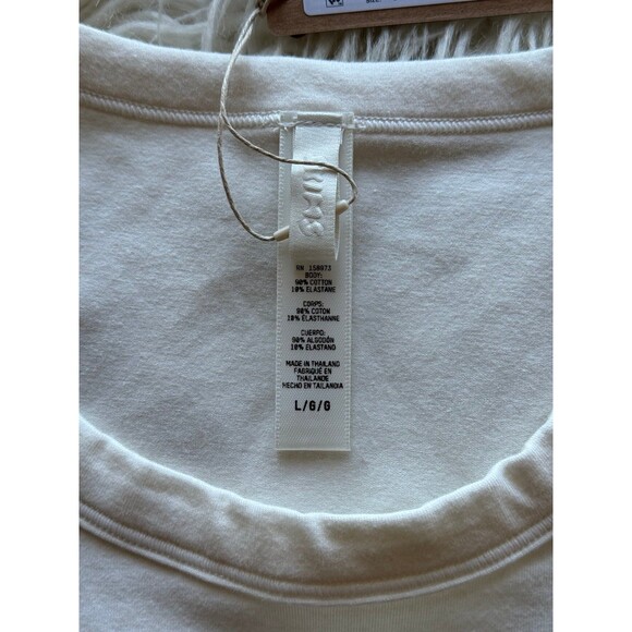 Skims Cotton Jersey High Neck Tank Marble Size Large - Picture 7 of 8